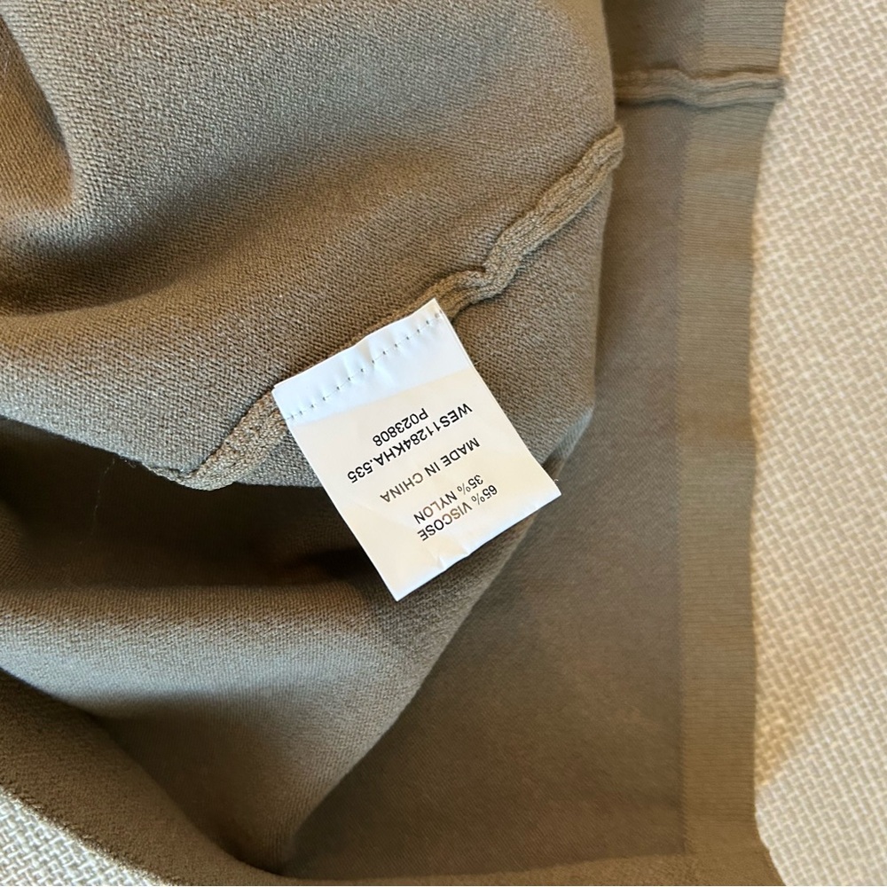 Dissh Romy Sleeveless Maxi Knit Dress - Khaki Olive Military Green Stretchy - Picture 7 of 8